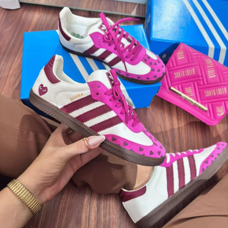 Tênis Adidas Samba Comme des Garçons  ‎ FY3771 - Imagem 4