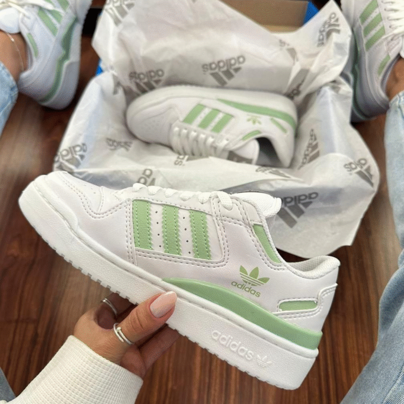 Tênis Adidas Forum Low CL Verde - IG3778 - Imagem 4