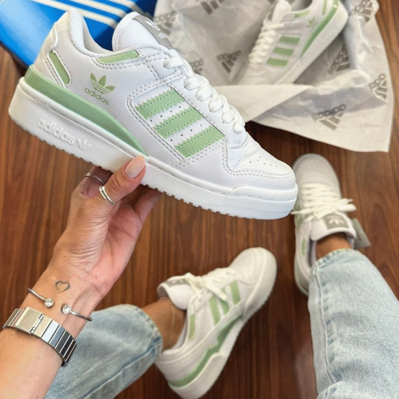 Tênis Adidas Forum Low CL Verde - IG3778 - Imagem 3