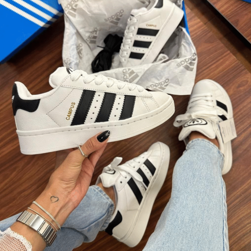 Tênis Adidas Campus 00S- Branco HQ8708 - Imagem 4
